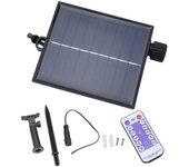 Caja de control de luz de cadena solar Luminancia ajustable a prueba de agua automática Lámpara solar Placa de circuito Boost de salida 24V