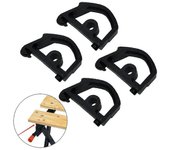 4 piezas para Black And Decker Workmate Workbench Leg Catch Spring Part 242416-00 Piezas de herramientas eléctricas de repuesto para atrapar patas ...