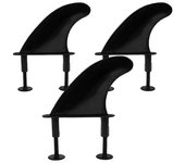 3 unids Soft Top surf aletas Sets para Softboard Paddle Board tablas de surf Accesorios