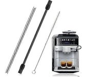 Tinor Manguera de repuesto + juego de cepillo de limpieza para máquinas de café Bosch Veroaroma y Siemens Eq.6 Series (gris oscuro)