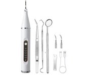 Removedor De Placa Y Sarro De Perro, Limpiador De Dientes Ultrasónico Para Y Gatos, Kit Dental Ultrasónico, Limpiador Dental Blanco