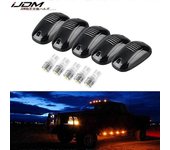 5 piezas de luz de marcha en el techo LED Cabina Luces de marcador de espacio libre en el techo para Dodge RAM 1500 2500 3500 Ford F-Series Chevy /...