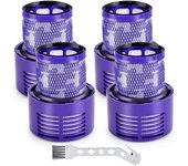 Filtro para Dyson V10 Paquete de 4 Reemplazo de Filtro de Vacío para Dyson V10 Cyclone Series, V10 Absolute, V10 Animal, V10 Total Clean