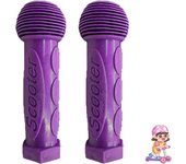 Manijas de micro scooter, agarres de manijas de micro scooter, empuñadura de goma de reemplazo antideslizante de lujo para niños scooter de bicicle...