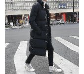Abrigo Chaqueta Larga Plumón Hombre Luxury Winter Solid Black Parkas Hombre Talla Grande 4XL Abrigo Grueso Cálido Slim Fit Masculino - Pjun negro 5XL