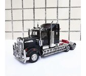 1:32 EXCLUSIVO Aleación fundida a presión Kenworth T909 Tractor de camión australiano Vehículo de transporte Modelo de camión Juguetes de metal Negro
