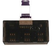 Adaptador de tarjeta SIM de 4 ranuras Lector de tarjetas Multi-SIM Mini SIM Nano con interruptor de control solo para 5/6/7/8/X /Android Como se mu...