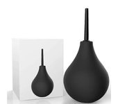 Yuzee Enema Bulb Clean Anal Silicone Douche For Men Women Certificate Comfortable Medical Kit negro