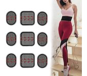 Almohadillas de gel de repuesto para todos los cinturones abdominales flexibles Pro Go System 3 juegos de 9