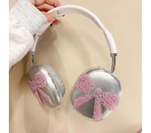 Unbrand Funda de estuche brillante para AirPods Max Estrellas de diamantes de imitación brillantes, estuches blandos lindos brillantes transparente...