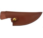 Vaina de cuchillo de piel de vaca Cuchillo para deshuesar Cuchillos de cocina pequeños Funda de PU con anillo de cinturón Funda de cuchillo portáti...