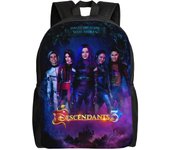 Descendants Mochila Lindo Anime Mochilas Multifunción de Gran Capacidad Bolsa Ligera para Portátil de Viaje Deportivo 16.1 X 11.8 X 4.5inches
