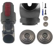 Adaptador de conector de junta de succión de accionamiento directo para V10 V11 V15 100W Accesorios de aspiradora V-Ball Gris