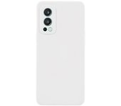 Funda de teléfono de TPU de borde recto recortada precisa a prueba de caídas para OnePlus Nord 2 5G Blanco