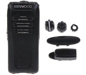 Carcasa de la cubierta frontal con perilla de volumen para radio Kenwood Walkie-Talkie NX340 NX240