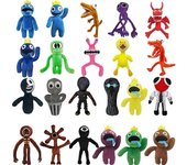 Hcankcan Rainbow Friends Puertas de juguete de peluche Juego de dibujos animados Muñeca Kawaii Blue Monster Juguetes de peluche suaves para niños R...