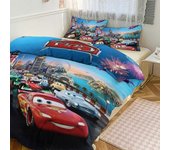 Sábanas g369 Cars Lightning McQueen Print Bedding Set Pattern Duvet Cove Set 3 Piezas 1 Funda De Edredón Y 2 Fundas De Almohada Para Mujeres Hombre...