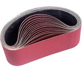Correa de lijado 100 x 610 mm, correas de lijado mixtas (3x Grit 80/120/150/240/400) para lijadoras de banda15 piezas