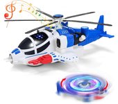 Unbrand Juguetes de helicóptero para niños, Los niños juegan al avión con luces y sonidos, 360Freedom y avión de dirección automática, Juguetes de ...