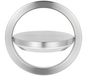 Tapa de solapa de cocina Tapa de solapa de equilibrio incorporada empotrada de acero inoxidable Cubo de basura Cubo de basura L plata