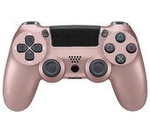 Controlador de juego inalámbrico Bluetooth para Playstation 4 Oro color de rosa