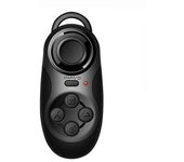 Control remoto inalámbrico de joystick compatible con Bluetooth para 8 IOS, Android, VR, PC, teléfono, TV Box, tableta Negro