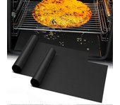 Alfombrilla de horno para la parte inferior del horno, paquete de 2 láminas de teflón para horno de alta resistencia, alfombrilla de parrilla de fr...