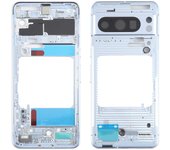 Para Google Pixel 8 Pro Placa de bisel de marco LCD original Azul