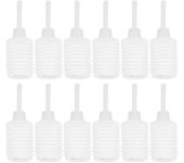 10 piezas 200ml portátil desechable claro enema douche aplicador botella aplicador anal herramienta de limpieza para mujeres hombres (transparente)...