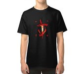 RockShark Camiseta símbolo de DOOM Slayer negro XXL