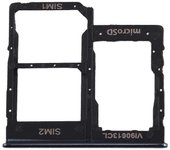 Bandeja para tarjetas SIM + Bandeja para tarjetas Micro SD para Galaxy A40 Negro