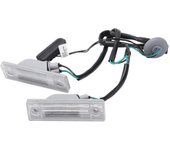 Elriven Luz trasera de la matrícula trasera con botón de interruptor del maletero para la matrícula Cruze Chevrolet