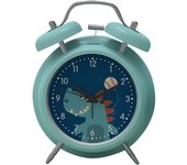 Heyone Reloj despertador de dinosaurio para niños, con botón de luz nocturna Despertadores silenciosos para durmientes pesados, lindo reloj decorat...
