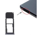 Bandeja para tarjetas SIM + Bandeja para tarjetas Micro SD para Galaxy A9 (2018) Negro