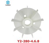 LBQ Y2-280-4.6.8 Aspa del ventilador del motor eléctrico 9 aspas