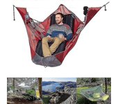 Cama al aire libre Sueño Hamaca Tienda familiar Hamaca de camping al aire libre Anti-tear Anti-mosquito Saco de dormir autónomo Equipo de viaje Tw ...