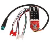 Para M365 Pro Scooter Bluetooth Dashboard Scooter Meter para scooter eléctrico Rojo