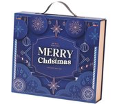 Calendario de Adviento 2024 Cajas vacías 24 cajas Cofres del tesoro para adultos Niños Multicolor 34cmx30.5cmx8cm