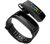 2 en 1 pulsera inteligente Auriculares Bluetooth Reloj impermeable Auriculares inalámbricos
