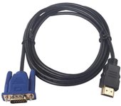 1.8/3/5/10m 1080p Hdmi a Vga 15pin cable adaptador de cable macho plomo para Hdtv Hd Lcd