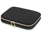 Caja organizadora Almacenamiento de correa de reloj para estuche para soporte de correa de correa de corre Negro