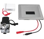 Enchufe de pared controla sensores ocultos montaje en pared inodoro urinario sensor de descarga automática ahorro de agua