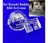 Luces de matrícula de coche Carcasa Soporte de cámara de visión trasera para APV para Suzuki Sedán SX4 S-Cross Auto Grand Vitara Jimny Swift