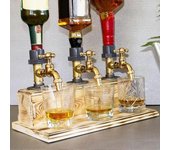 Dispensador de vino Llamativo Innovador Wood Día del Padre Dispensador estable de licor de whisky para regalos 1