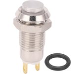 Interruptor de botón de metal de 8 mm Interruptor de arranque autoblocante a prueba de agua 3V (sin luz)
