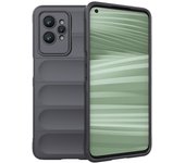 Para Realme GT2 Pro robusta funda trasera del teléfono amortiguación flexible TPU cubierta-gris oscuro Style H Realme GT2 Pro