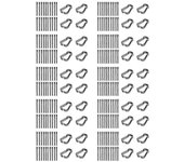 (Paquete de 200) Puntas de rotulador/puntas adecuadas para el repuesto de 2 lápices ópticos Remarkable 2 Puntas/puntas blandas Negro
