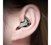 Cómodos auriculares inalámbricos invisibles para dormir Negro