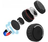 Para estuche magnético Airtag, para soporte de etiqueta de aire, soporte de AirTag a prueba de agua, soporte de bicicleta con etiqueta adhesiva Air...