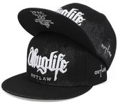 2023 Moda Fastball Cap Thuglife Bordado Hiphop Gorra de béisbol Snapback Hat Adulto al aire libre Casual Sol Casual Hueso Dropshipping doblar negro